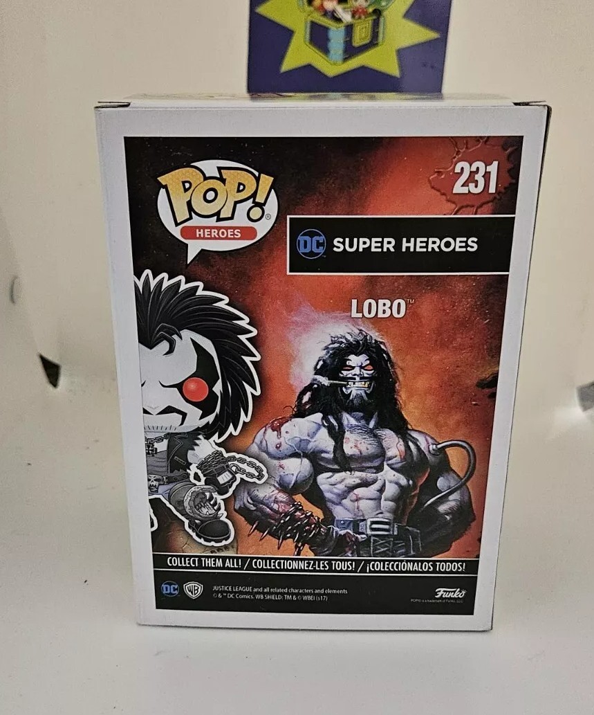 Lobo Bloody Px Exclusive DC Funko Pop 231 | eBay