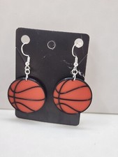 Basketball Earrings - 3D Printed Earrings 