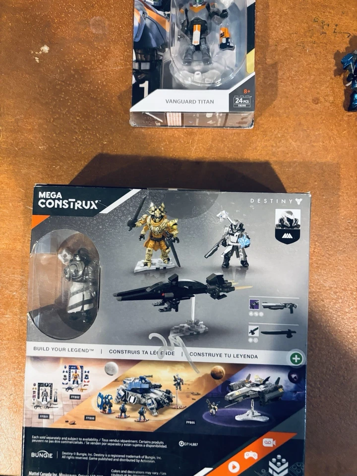 MEGA CONSTRUX DESTINY LOT Vanguard Titan, Ravensteel Sparrow EXCLUSIVE Set - Image 2 of 4