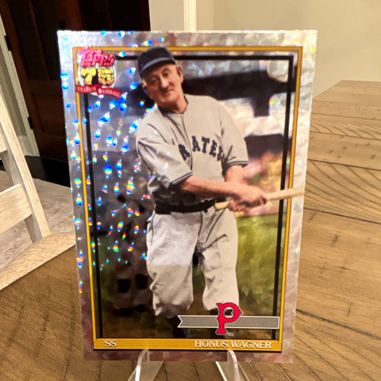 2026 Topps 75 Honus Wagner Pittsburgh Pirates #6/50 Refractor Baseball Card