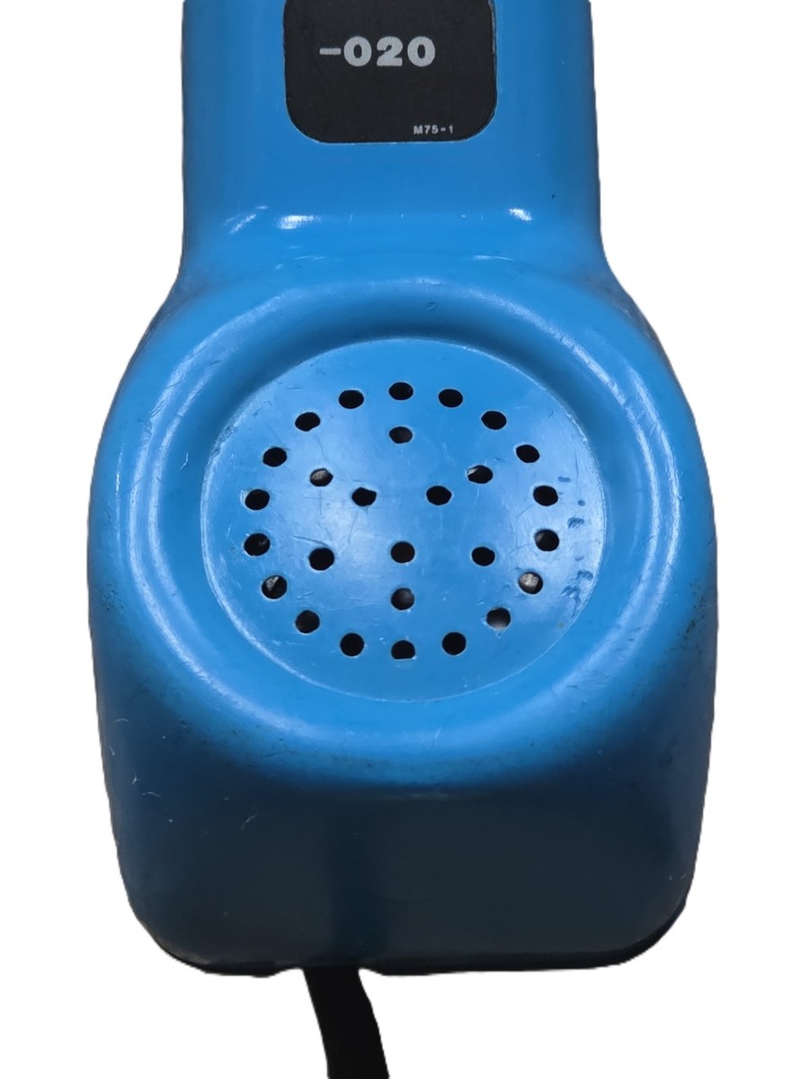 Harris Dracon TS21 Blue Test Set Lineman Handset Phone Vintage