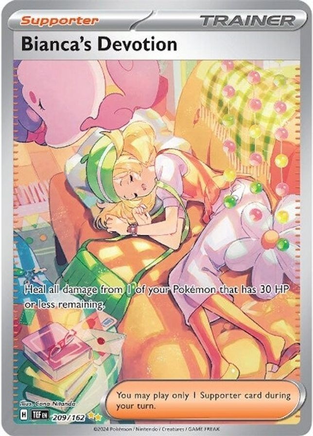 Bianca's Devotion - 209/162 - Pokemon Temporal Forces Special Illustration NM