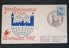 1957 GB Parliamentary Conference Illustrated FDC London SW1 SHS