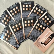 10x YSL YvesSaintLaurent ALL HOURS CONCEALER Precise Angles 6-Shade Sample Card