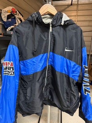 Vintage 90s Nike USA Basketball Reversible Windbreaker Jacket