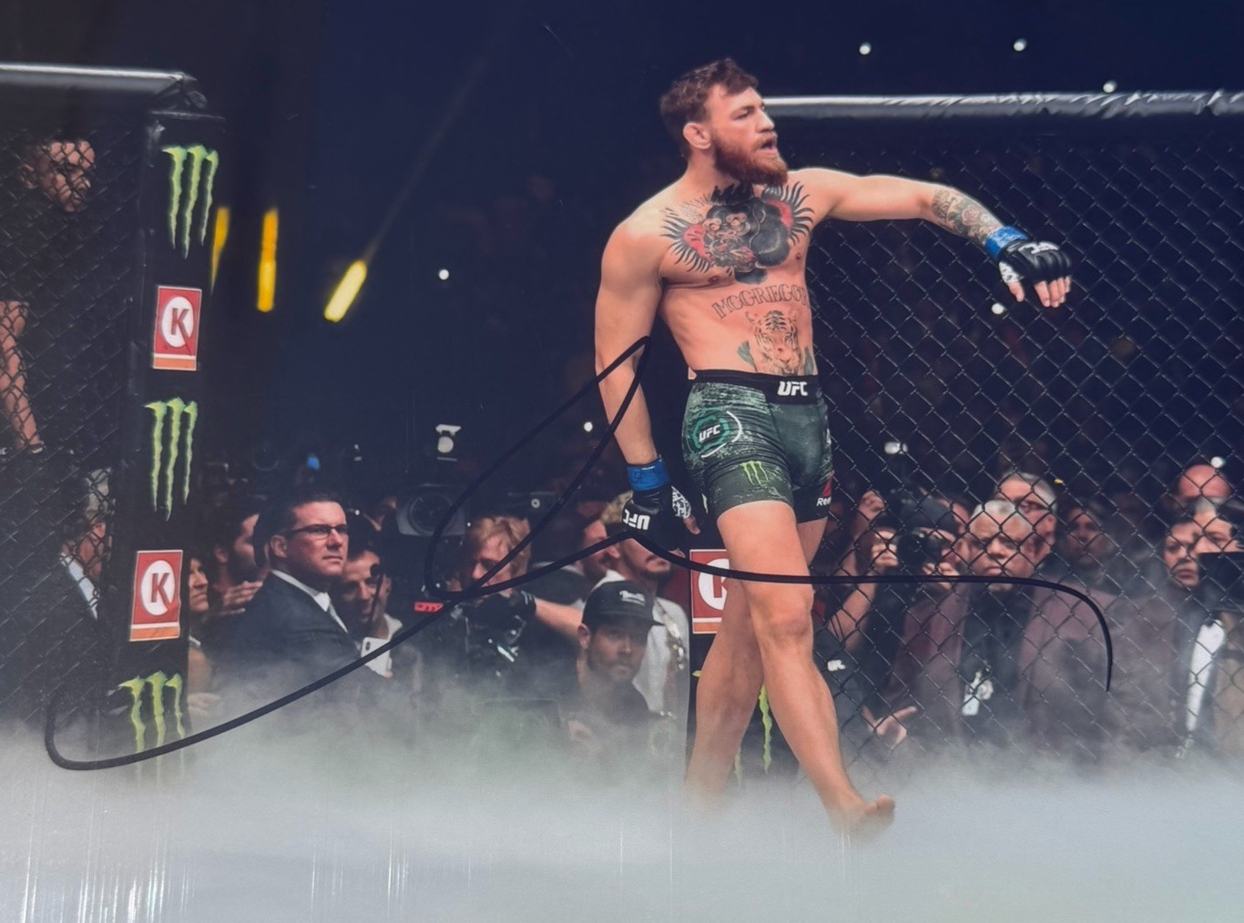 Conor McGregor Signed 8x10 Photo PSA ENCAPSULATED AUTO THE NOTORIOUS UFC  view 2