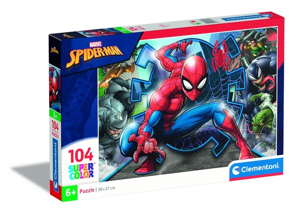 Spiderman Puzzle 104 Teile Clementoni 27116 Ab 6 Jahren, Kinderpuzzle, Spielzeug-image