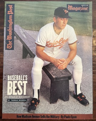 Limited Edition - Cal Ripken Washington Post Magazine SP 03/22/1992 Orioles 