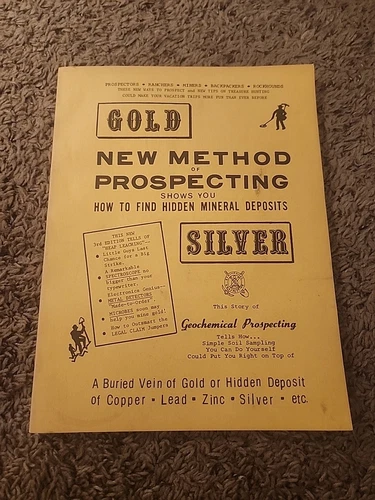 Gold: New Method of Prospecting/Find Hidden Mineral Deposits PB 1983 3rd Edition