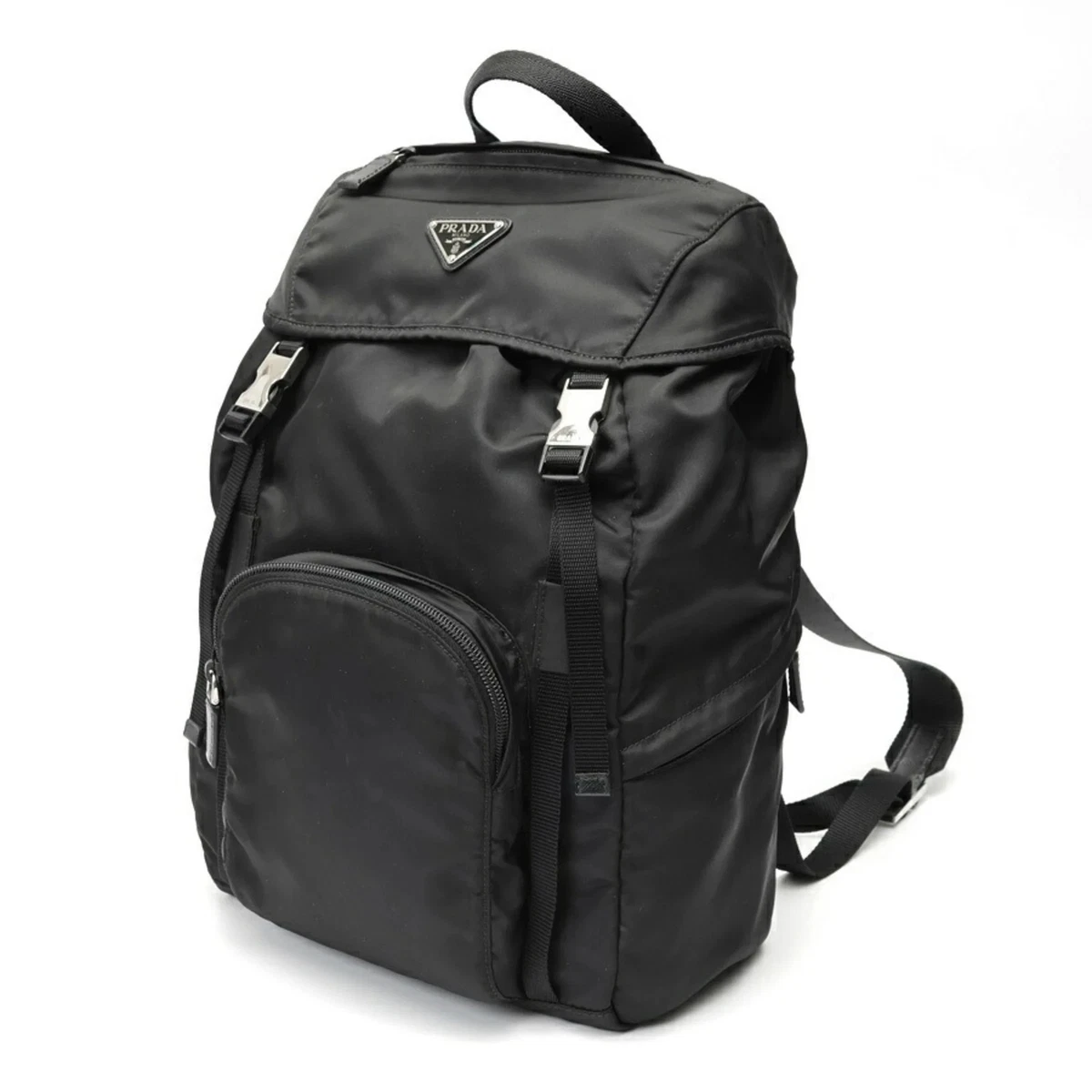 PRADA Backpack Black Bags for Men for sale | eBay