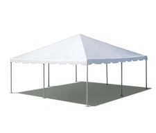 20x20 Commercial Heavy Duty Frame Tent 2 Piece White Canopy Event Wedding Party