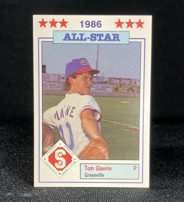Don Jennings 1986 Southern League All-Stars Tom Glavine Rookie #23 Braves