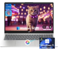 HP 15.6" Touch Laptop,13th i3-1315U,UpTo 64G 2TB SSD Anti-Glare+Win11pro 4.5GHZ