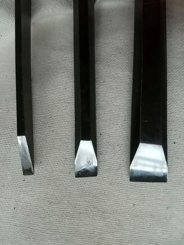 Vintage Japanese Chisel 6set Nomi /Hand Plane Saw Iron Hammer Hand Tool/12m - Picture 6 of 7
