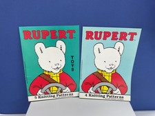 Intarsia Knitting Patterns RUPERT THE BEAR MAGAZINE Gary Kennedy 4 & 5 Patterns
