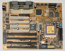 Gigabyte GA-586HX 1.54 socket 7 ISA retro scheda madre + AMD K5 PR133ABR + 32 MB di RAM
