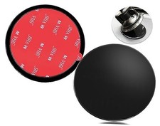 2 Pack Car Dashboard Pad Mounting Disk for Suction Cup Phone Mount, 95mm Black