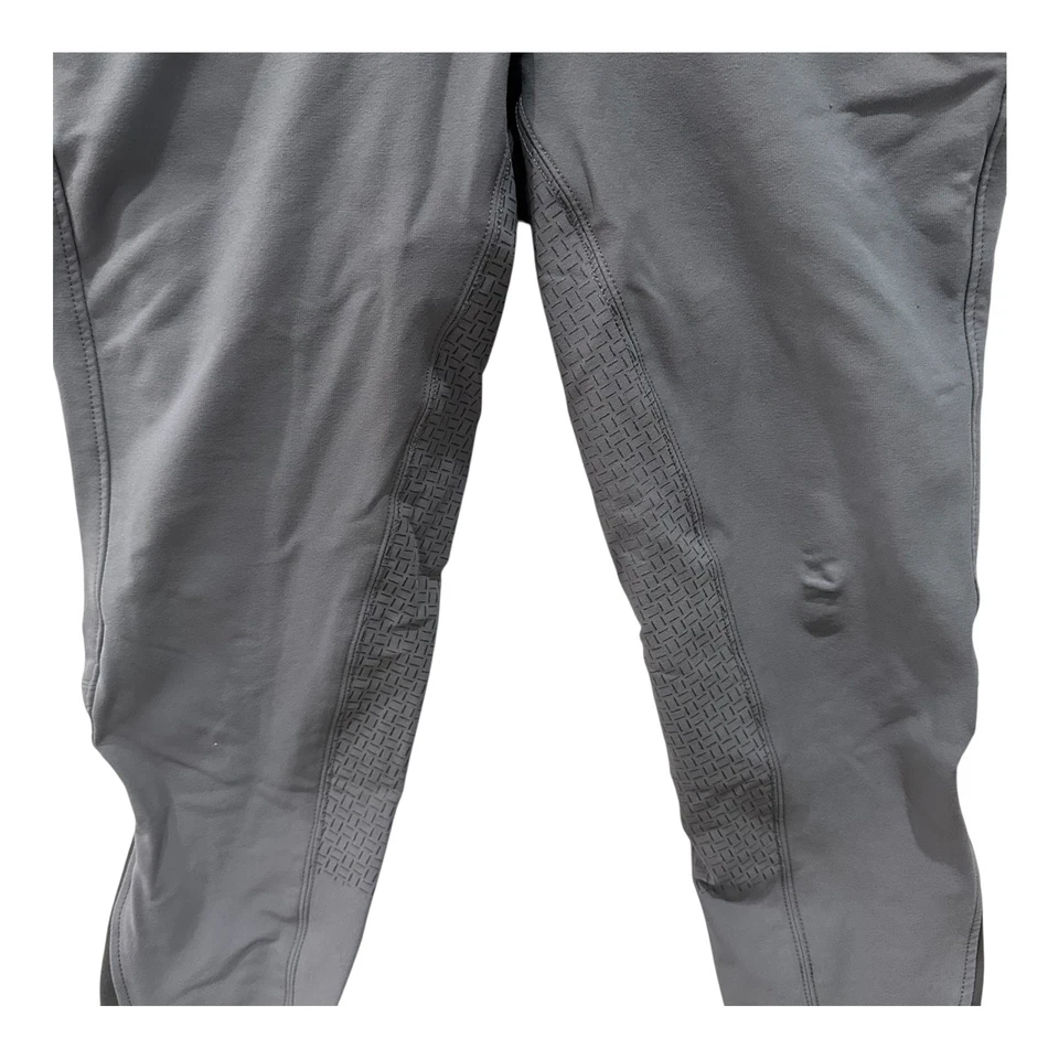 Tredstep Symphony Breeches Womens Gray Size 28R Knee Patch Mid Rise Riding Pants - Image 2 of 4