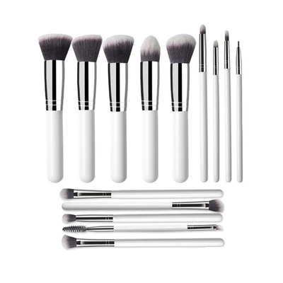Professional Makeup Brush Set With Soft Bristles For Sensitives Skin Cosmetic - Image 1 of 4
