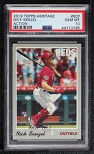 2019 Topps Heritage High Number Action Variation Nick Senzel #507 Rookie RC 2u3
