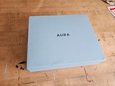 Aura Mason AF200 9-inch LCD Digital Photo Frame, WHITE QUARTZ with speaker-NEW