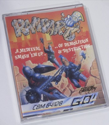 RAMPARTS COMMODORE C 64 VINTAGE GAME