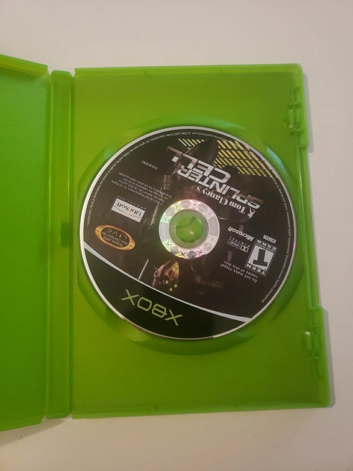 Tom Clancy's Splinter Cell - Microsoft Xbox 2002 - Box and Disk - Tested - Image 3 of 4