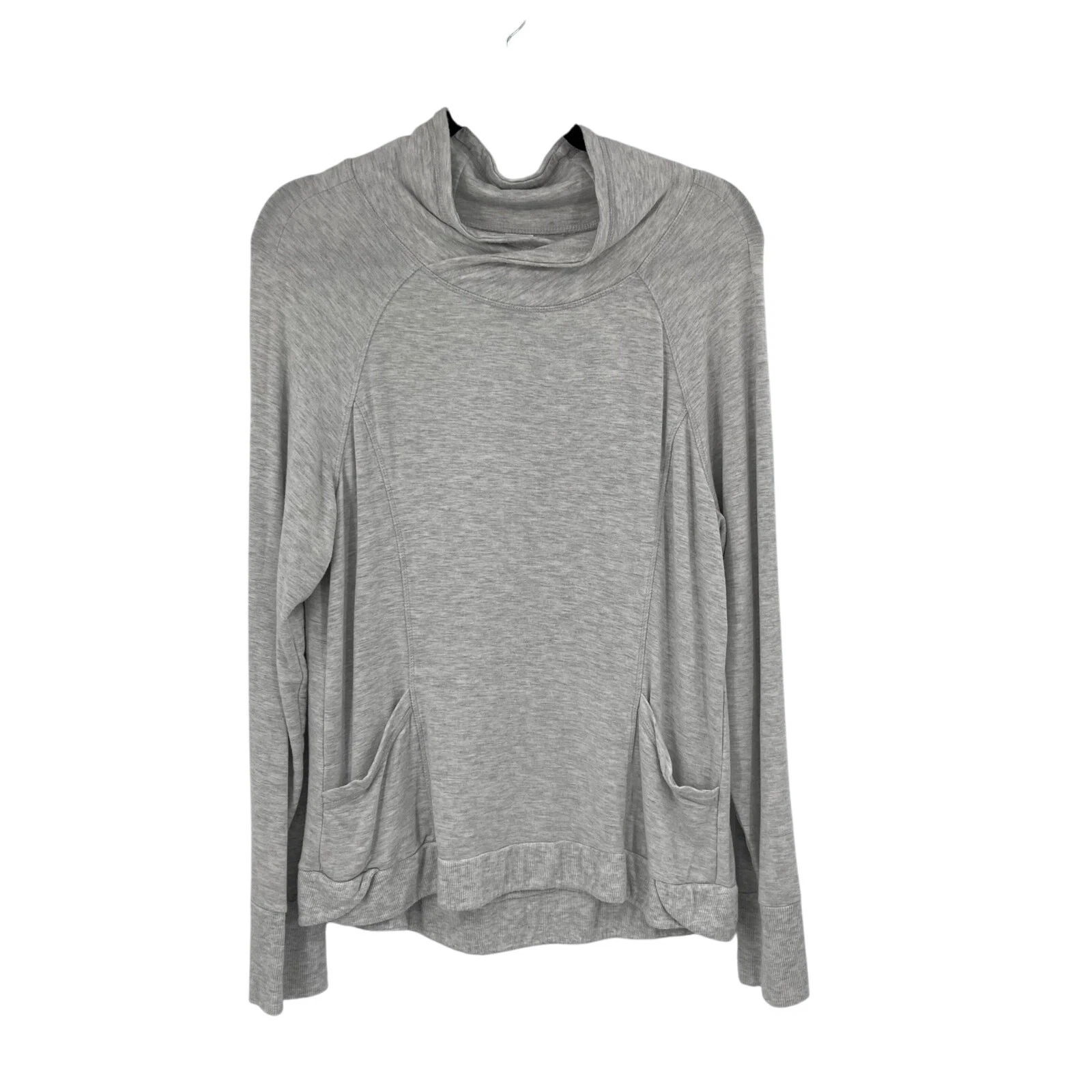 yogalicious heather modal stretch thumbhole active shirt