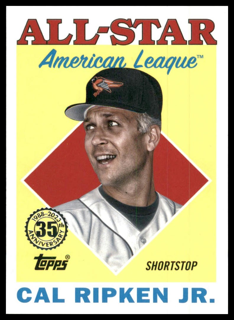 2023 Topps #88AS-7 Cal Ripken Jr. 1988 Topps Baseball 35th Anniversary All-Stars