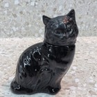 Vintage AVON Kitten Little Bird of Paradise Cologne 1.5fl oz Black Cat  — photo 3