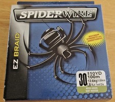 Spider Wire EZ Braid 30lb 110 YD 8 lb. Test Open Box 