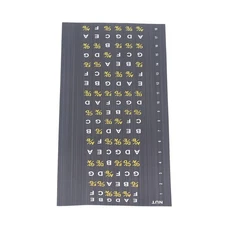 Electric Guitar Fretboard Note Map Decals For Learning And Practicing E