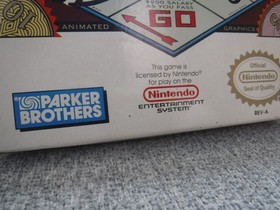 Monopoly (NES, 1991) COMPLETE with Box, Manual & all Inserts Excellent Condition