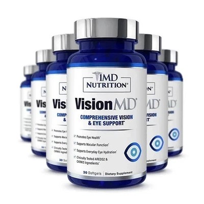 6 Pack VisionMD Comprehensive Vision & Eye Vitamin   30 Softgels