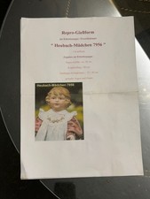 Gießform  Heubach CDW 408 Mädchen 7956 Puppen Kopf