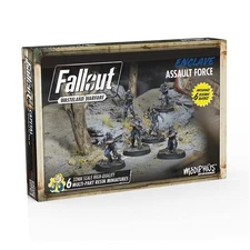 Fallout Wasteland Warfare Enclave Miniatures 32mm Combat and Recon Armor Set