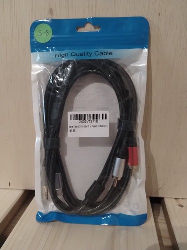 USB C To 2 RCA Audio Cable 6.6 Ft Type-C To RCA Male To Male Y RCA Splitter 2RCA