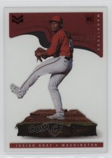 2022 Panini Chronicles Magnitude Red 6/100 Josiah Gray #6 0q3