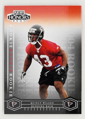 2004 Playoff Honors #116 Quincy Wilson /750 Rookie Atlanta Falcons