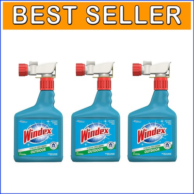 #ad Efficient 32 Oz Patio Cleaner 3 Pack with Hose Attachment for Easy Use $151.05