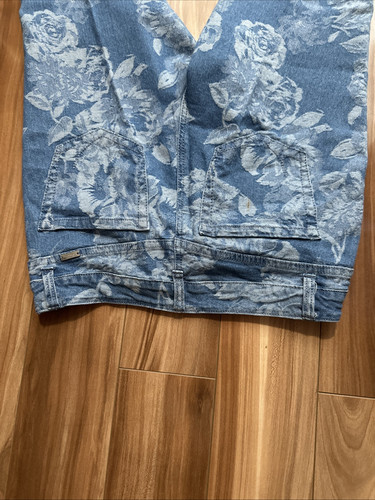 INC Damen Skinny Leg Jeans Bedruckt Blau Denim Größe 10 Top Zustand - Bild 6 von 7