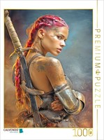 Calvendo Puzzle Female Warriors | 1000 Pieces, Finished Size 25.2 × 18.9 In (64