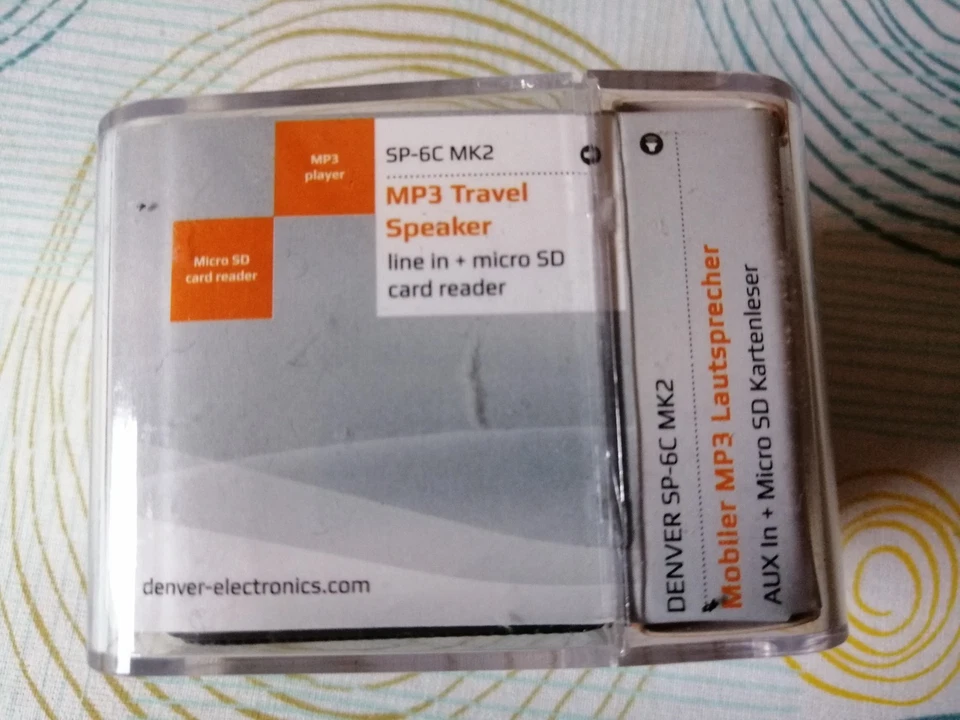 Denver Electronics  SP 6C MK 2 mp3 TRAVEL Speaker - Bild 4 von 4