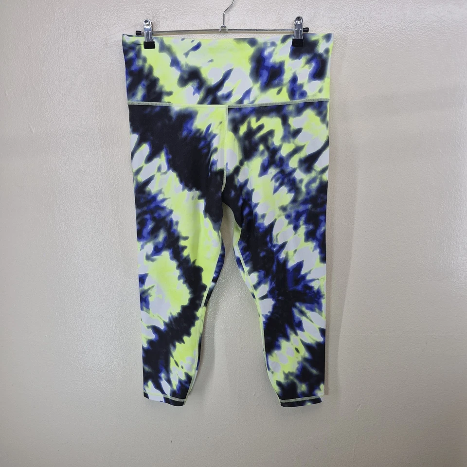 Athleta Elation 7/8 Tight Neon Tie-Dye Women's 1X Leggings - Image 3 of 4