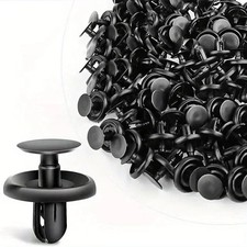 Push Rivet Clips 20mm Nylon Undertray Fender Fasteners 50 Pack