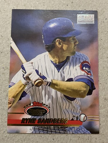 Ryne Sandberg #366 1993 Stadium Club 1st Day Production card
