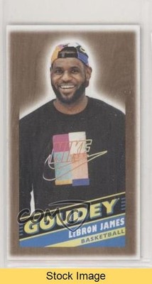 2020 Goodwin Champions Goudey Wood Mini Lumberjack Back LeBron James READ 06v0
