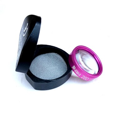 Portable 28D Double Aspheric Ophthalmic Retina Examination Lens Pink Color