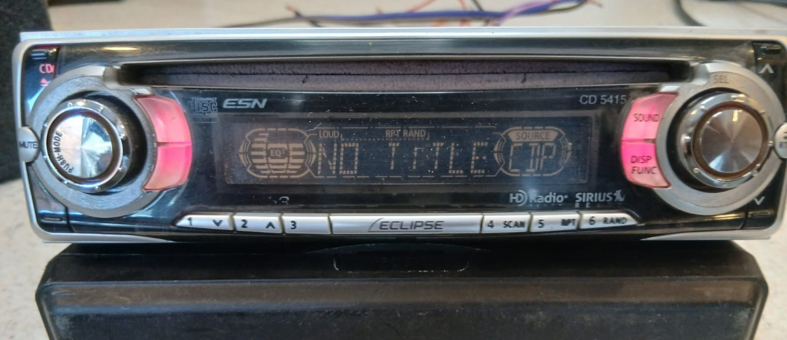 Cd Mp3 Am/fm Head Unit W/ Wiring Harness