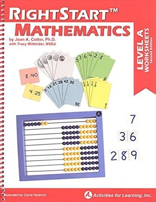 Right Start Mathematics - Level A worksheets (2nd Edition)
